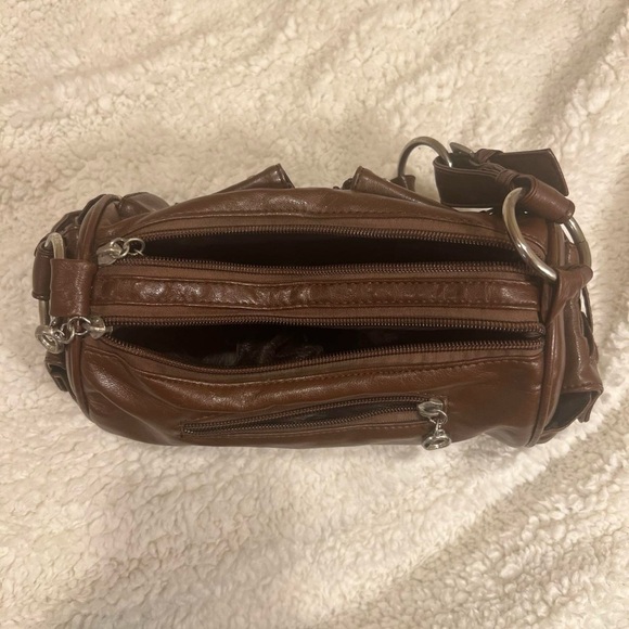 Brown Leather Women's Bag - Picture 5 of 8